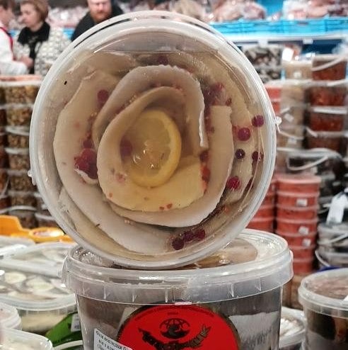 Філе оселедця б/ш в/о з клюквою (Лазорчик) 2 кг