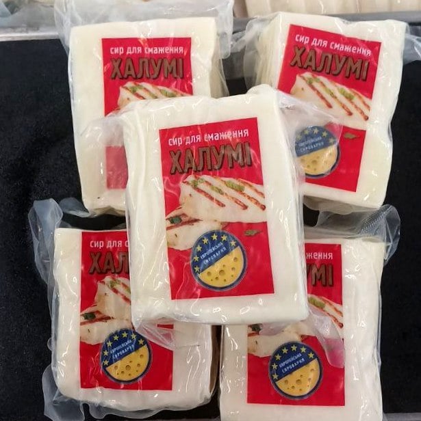 Європейська сироварня СИР твердий ХАЛУМІ для смаження (Хр)