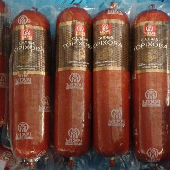 МІЗОЧ, Ковбаса н/к Салямі Горіхова