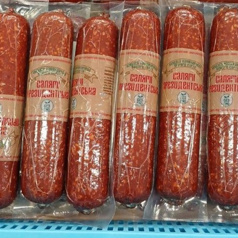 Калина Ковбаса н/к салямі ПРЕЗИДЕНТСЬКА вищ сорт