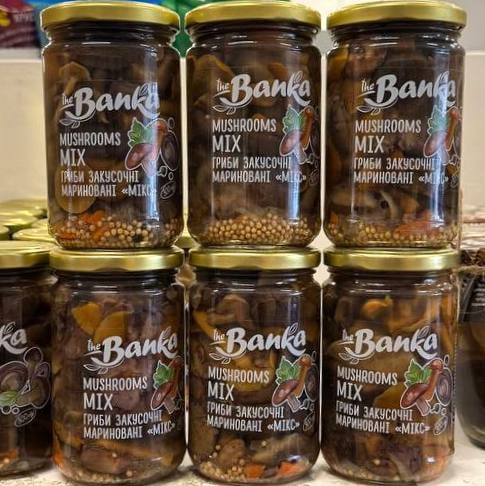 Гриби Мікс ТМ The Banka (скло), 300г