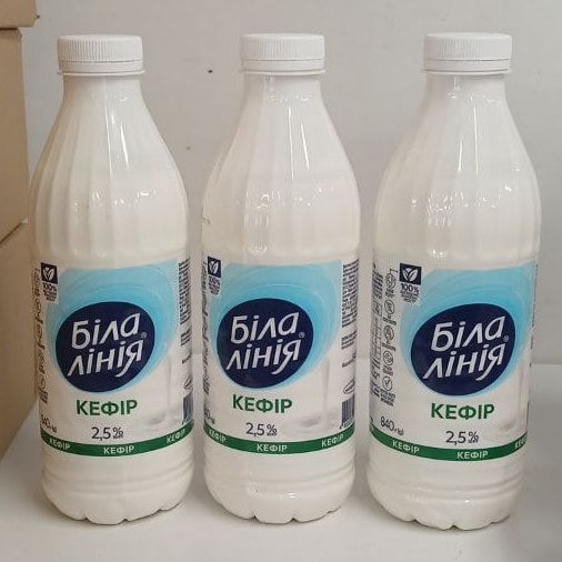 Біла лінія, КЕФІР 2,5% (Козуб) 840г