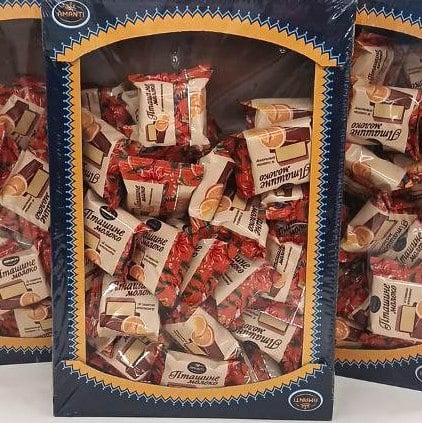 Цукерки Пташине молоко зі смаком апельсина (Алі), 1кг