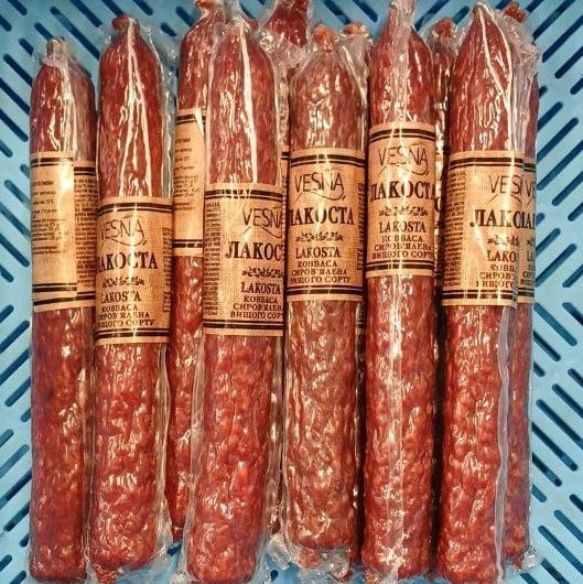 VESNA, Ковбаса Ла Коста в/с с/в, (Логвіненко)