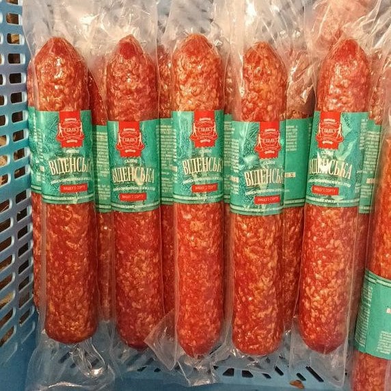 Безлюдівський МК Ковбаса с/к  ВІДЕНСЬКА з м'яса птиці, в/с (Логвіненко)