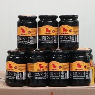 Маслини скло банка TORO ROJO (Пан Ковбаско), 350/160