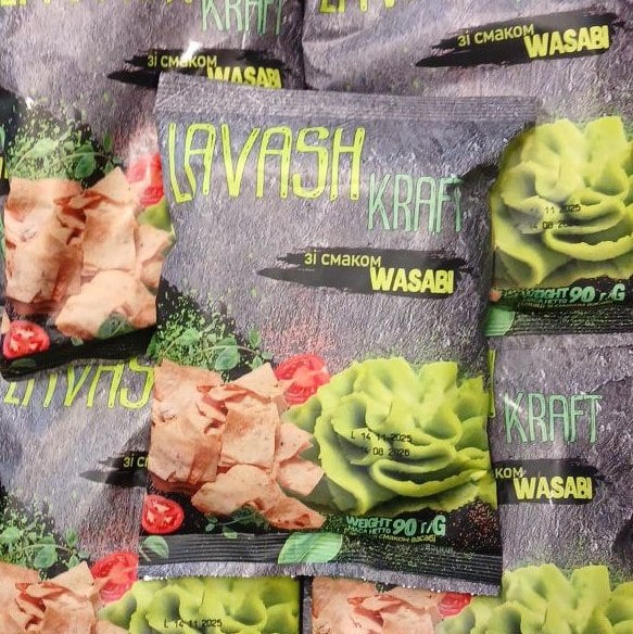 LAVASH KRAFT crispy васабі, 90г