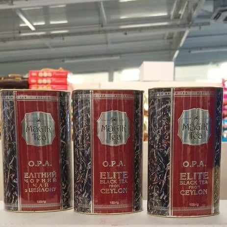 Чай Magik Tea, тубус чорн. Елітний чорний крупнолист. (Павловський),100г