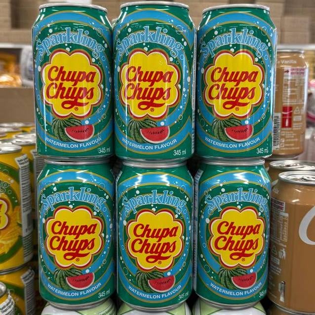 Напій Chupa-Chups кавун з/б 345мл