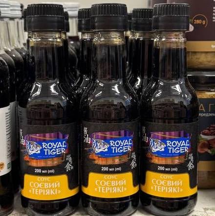 Соєвий соус Теріякі ТМ Royal Tiger, 200г