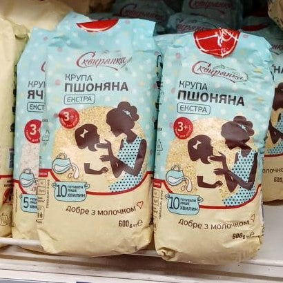 Сквирянка ТМ Крупа пшоняна Екстра  (Павловський), 0.6кг