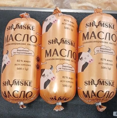 SHUMSKE, Масло солодков. 82% туба (Тейсті, Слипчук), 0.5кг