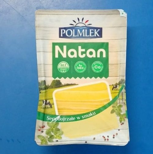 POLMLEK сир нарізка НАТАН NATAN (Логістик плюс) 400г