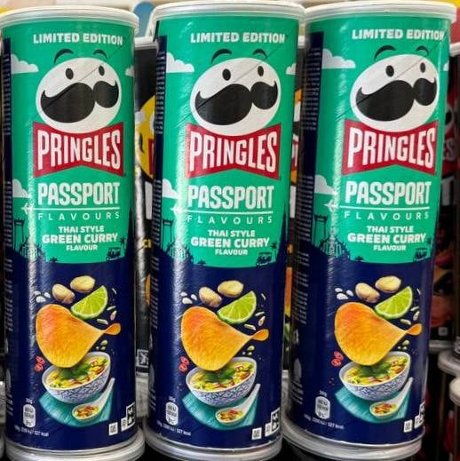Чіпси Pringles GREEN CURRY flavour, 165г