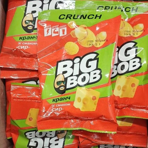 Арахіс смажений кранч Сир TM BIG BOB (До Бочкового), 90г