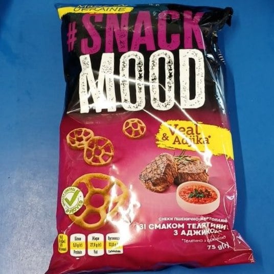 SNACK MOOD снеки пелети зі смаком телятини з аджикою (Костин) 75г