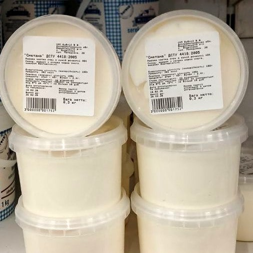 Сметана ДСТУ (Сироїжка), 300г