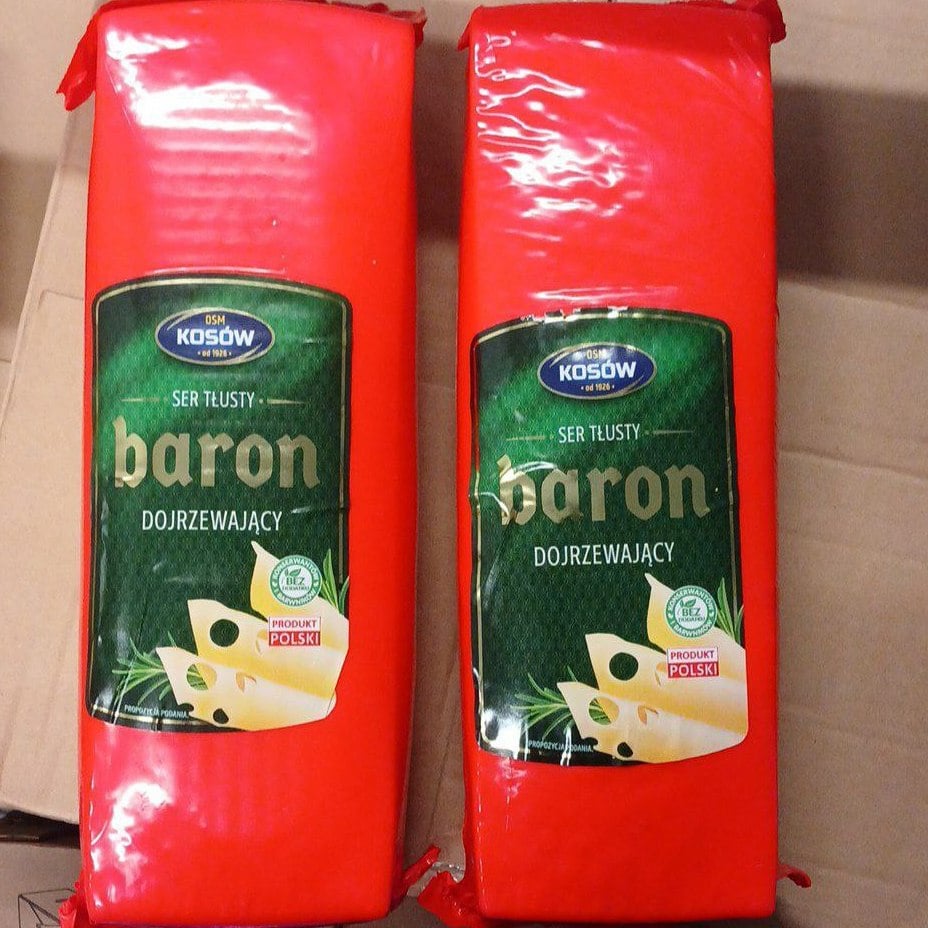 Сир Барон, Baron (товари з Польщі)