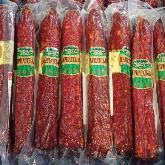Закарпатські Ковбаса с/к КАРПАТСЬКА 1с (Миході)