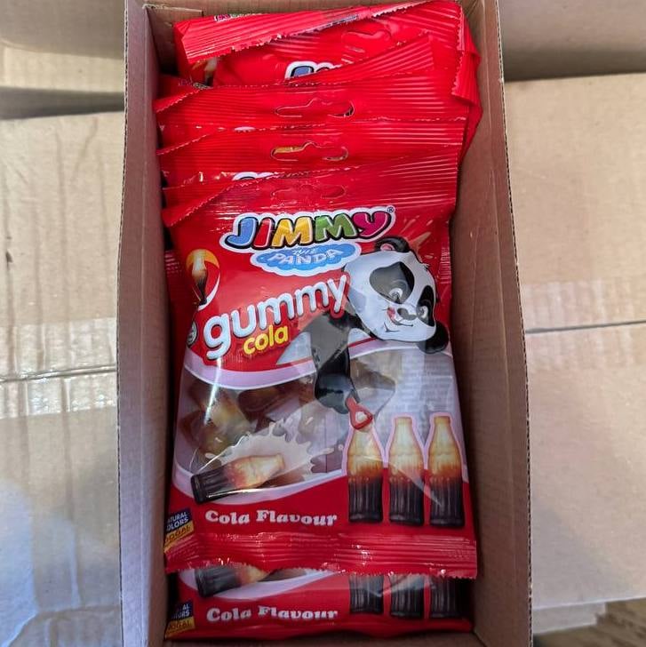 JIMMY GUMMY желейна цукерка BIG COLA (ПАНДА), 80гх12шт