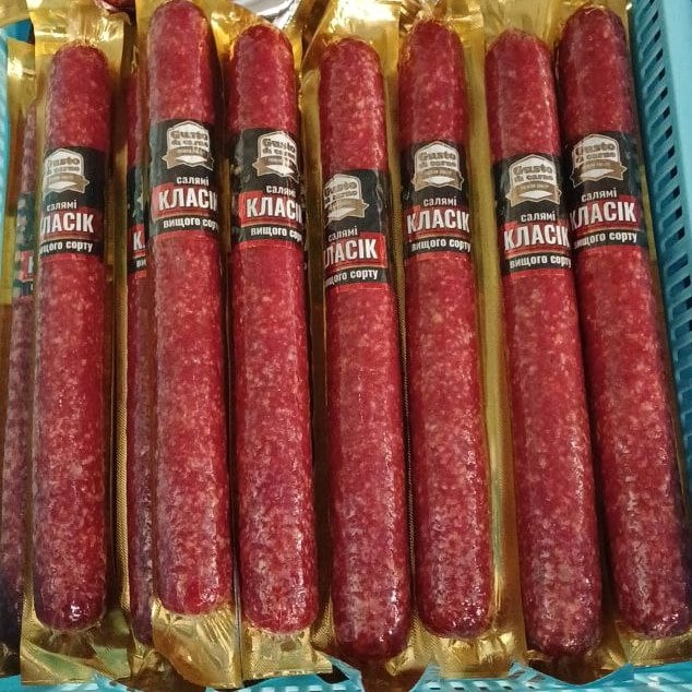 GUSTO di carne Ковбаса н/к салямі КЛАСІК вищ сорт (Логвіненко)
