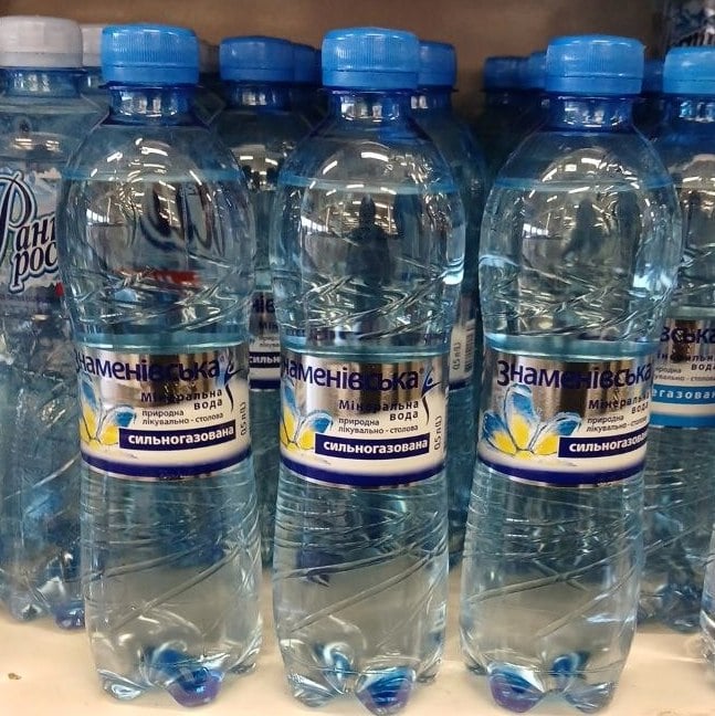 Вода мінер  Знаменівська сильногаз (Бар-Ком), 0.5л
