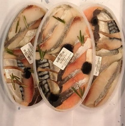 Асорті  ГОРБУША СКУМБРІЯ ВАРЕХОУ, (ЗП), 240г