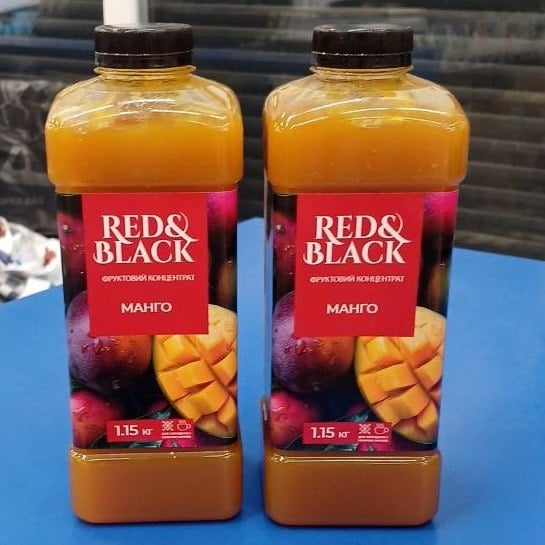 Фруктовий концентрат МАНГО ТМ "Red & Black" (0000) 1250 г