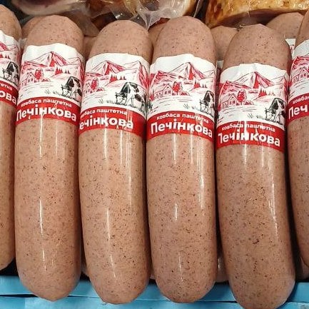 Харків ковбасний двір Ковбаса паштетна ПЕЧІНКОВА 1с поліамід  (Логвіненко)