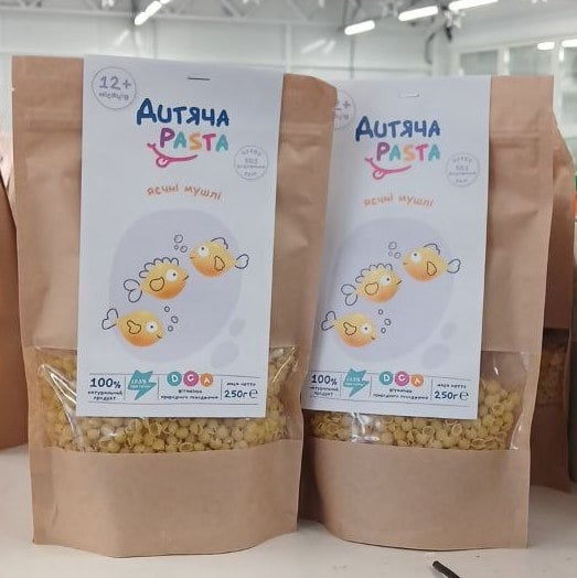 Дитяча PASTA Яєчні мушлі (Смарті), 250г