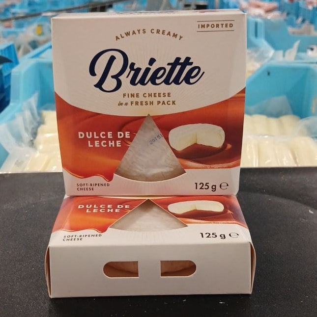 Briette, Сир Брієтте ДУЛЬЧЕ ДЕ ЛЕЧЕ з карамеллю (ФОП Слипчук), 125г