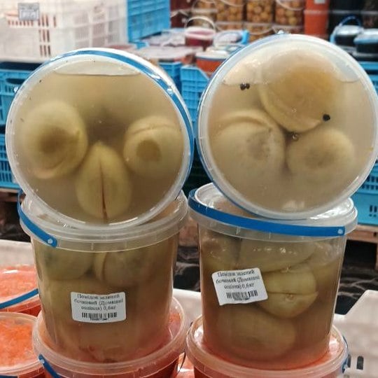 Помідок зелений бочковий (Домашні соління) 0,6кг