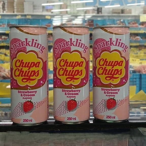 Напій Chupa Chups Полуниця вершки (престиж-компані) 250мл