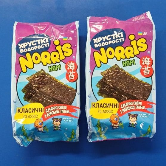 Чіпси норі класичні (Смарті), 4,5г