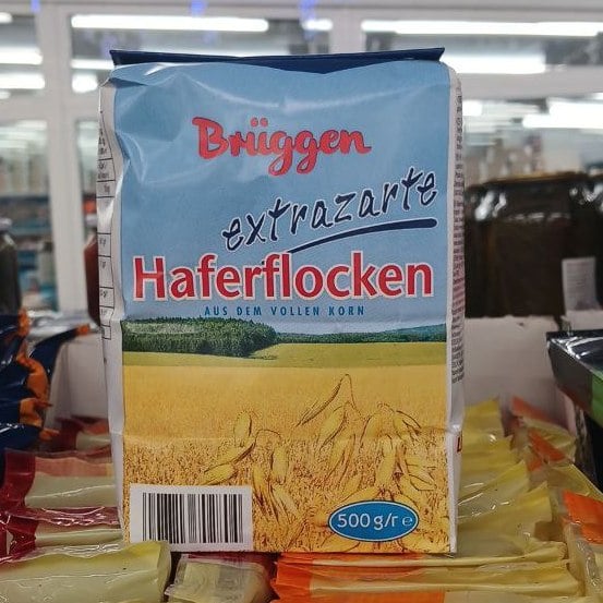 Пластівці вівсяні німецькі Брюген (Мега), 0.5кг