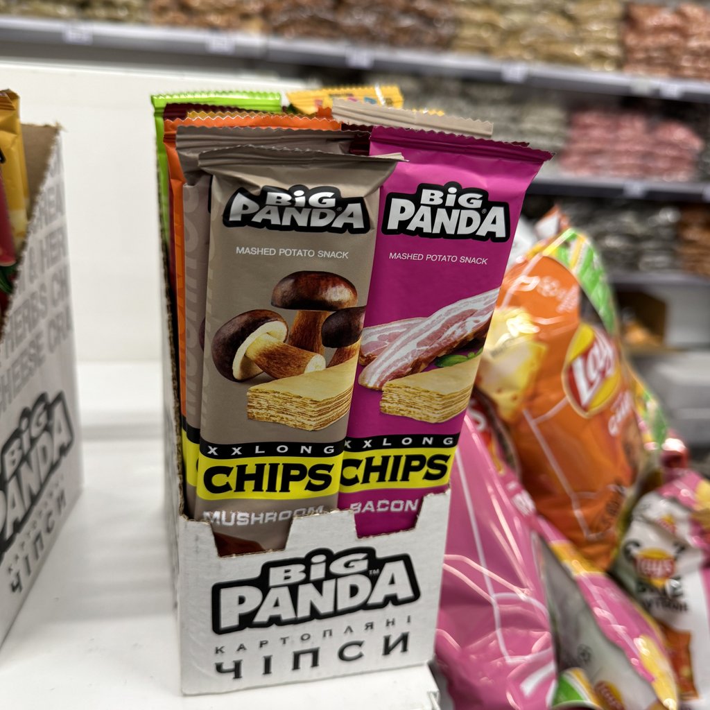 Чіпси (м/у) МІХ Big PANDA (20шт Х.40г)