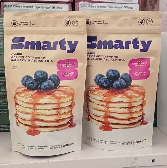 SMARTY Суміш для приготування панкейків класична (Смарті) 200г