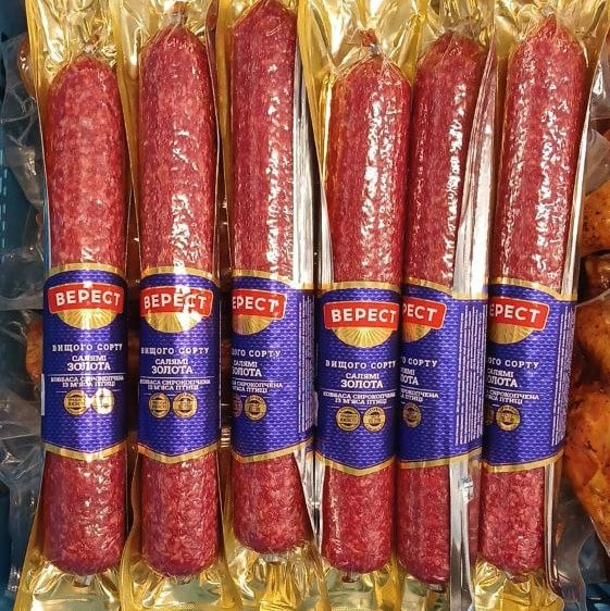 Верест Салямі ЗОЛОТА с/к із м'яса птиці в/с