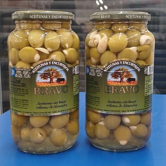 Bravo, Оливки з мигдалем Іспанія (4444), 1кг