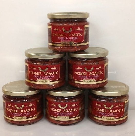 Кілька обсмажена у томат.соусі Riga Gold (Павловський), 280г