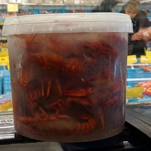 Раки варені річкові з ікрою, 1кг