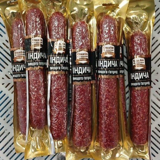GUSTO di carne Ковбаса н/к ІНДИЧА вищ сорт (Логвіненко)