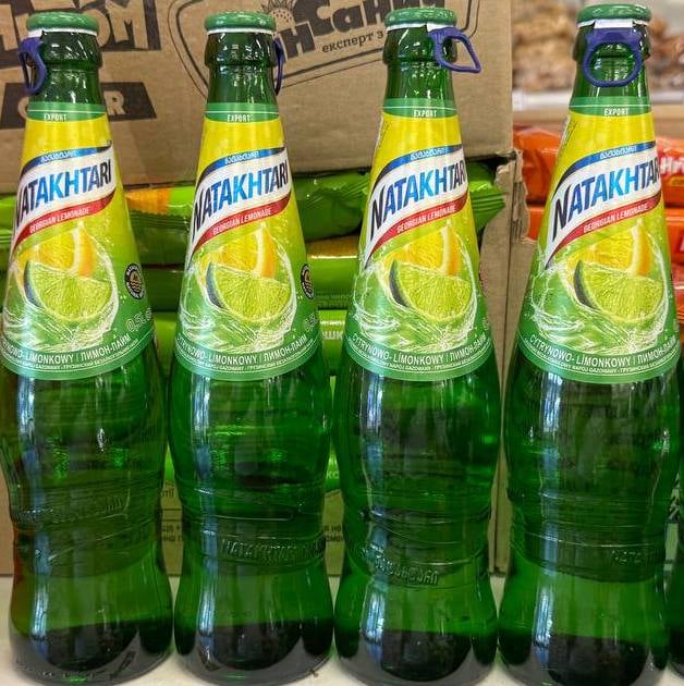 Лимонад Натахтарі лимон-лайм скло 0.5л