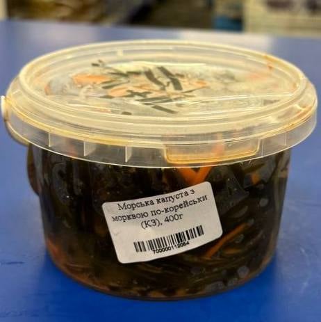 Морська капуста з морквою по-корейськи (Козак), 400г