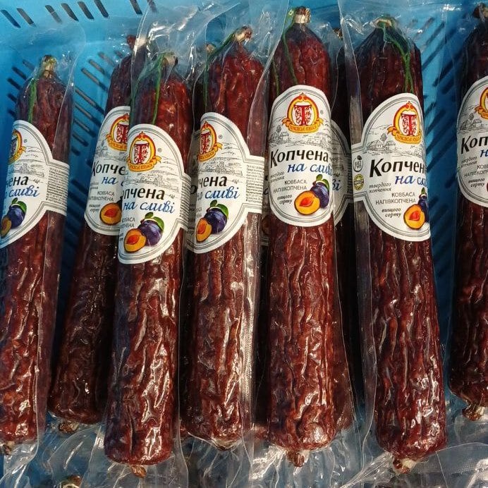 Тарасівські ковбаси, Копчена на сливі, (Хмельницьк)