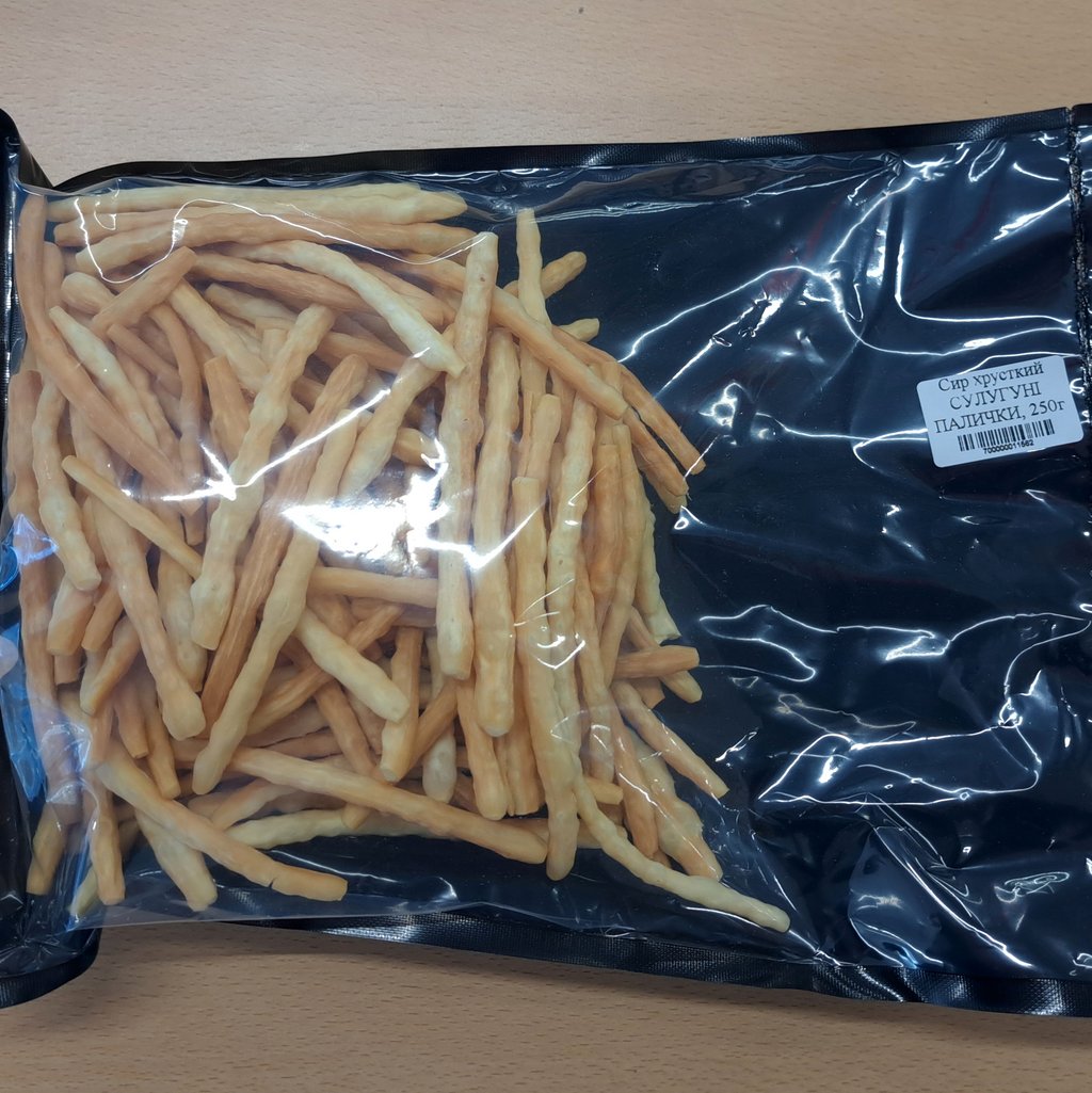 Сир хрусткий СУЛУГУНІ ПАЛИЧКИ, 250г