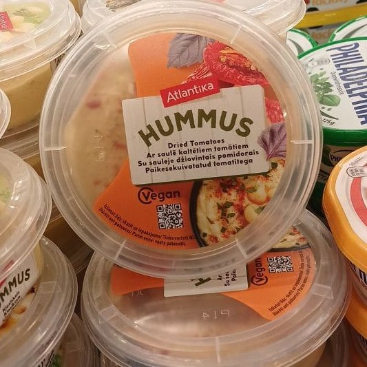 Atlantika, Хумус з в'яленими томатами (Лунев), 200г