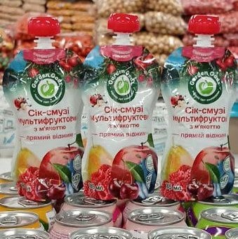 Сік-смузі мультифруктовий з м'якоттю Garden Gadz, 185мл