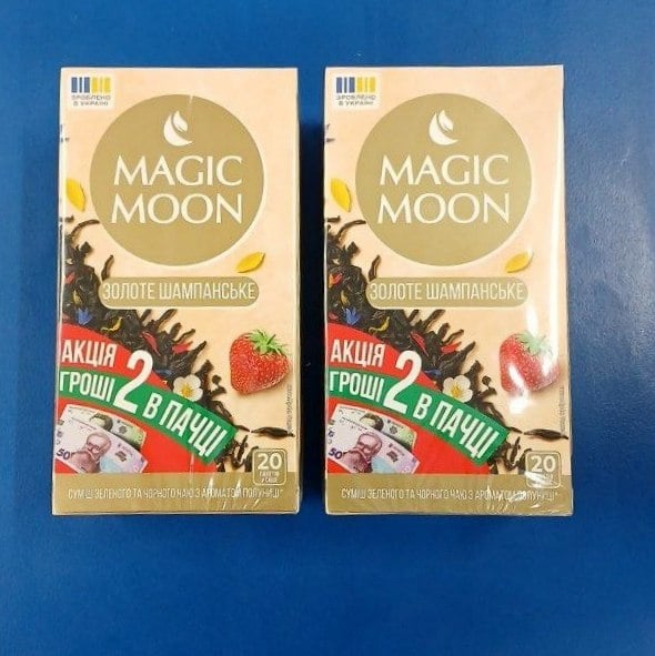 Magik moon Суміш чорного та зеленого чаю ЗОЛОТЕ ШАМПАНСЬКЕ 20саше(The Banka)