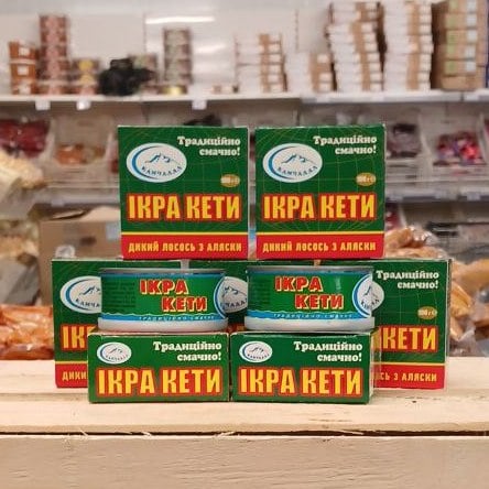 Ікра лососева зерниста Камчадал (Гранд), 100г з/б